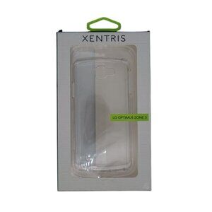 Xentris Clear Protective Case for LG Optimus Zone 3 – Slim, Durable TPU Cover